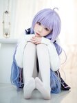 [Cosplay] Wang Pang u 王胖胖u - Unicorn uniform 独角兽制服