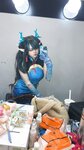 [Cosplay] 小和甜酒 橙风千雅 年夕旗袍双人御守