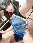 [Cosplay] 小和甜酒 橙风千雅 年夕旗袍双人御守
