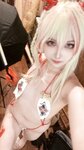 [Cosplay] 小和甜酒 橙风千雅 年夕旗袍双人御守