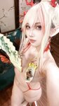 [Cosplay] 小和甜酒 橙风千雅 年夕旗袍双人御守