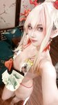 [Cosplay] 小和甜酒 橙风千雅 年夕旗袍双人御守