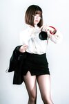 [Cosplay] 半半子 OL自撮