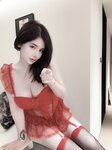 [Cosplay] 阿色 半腿红丝
