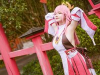 [Cosplay] 前羽 rr 原神 八重神子