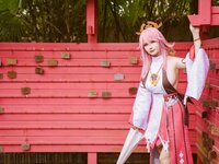[Cosplay] 前羽 rr 原神 八重神子