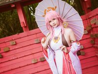 [Cosplay] 前羽 rr 原神 八重神子