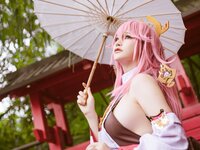 [Cosplay] 前羽 rr 原神 八重神子