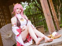 [Cosplay] 前羽 rr 原神 八重神子