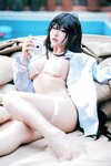 [Cosplay] 半半子 碧蓝航线 大凤L2D泳装