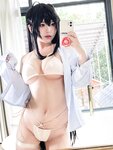 [Cosplay] 半半子 碧蓝航线 大凤L2D泳装