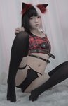[Cosplay] Fengmaoss 疯猫ss - Black and white witch Kuila 黑白魔女库伊拉