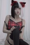 [Cosplay] Fengmaoss 疯猫ss - Black and white witch Kuila 黑白魔女库伊拉