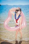 [Cosplay] 音琴ひつじ - [2023春新刊セットオマケ]なついろセーラー