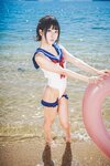 [Cosplay] 音琴ひつじ - [2023春新刊セットオマケ]なついろセーラー