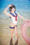 [Cosplay] 音琴ひつじ - [2023春新刊セットオマケ]なついろセーラー