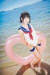 [Cosplay] 音琴ひつじ - [2023春新刊セットオマケ]なついろセーラー