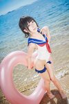[Cosplay] 音琴ひつじ - [2023春新刊セットオマケ]なついろセーラー