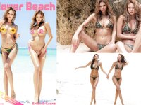[Photobook] 堀えりか＆工藤えれな「お花畑シリーズ」フラワービーチ！南国ビーチでお花の紐ビキニ（DAREA STUDIO)