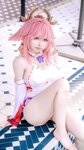 [Cosplay] 樱梨梨 八重神子泳装