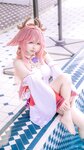 [Cosplay] 樱梨梨 八重神子泳装