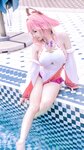 [Cosplay] 樱梨梨 八重神子泳装