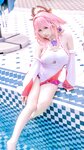[Cosplay] 樱梨梨 八重神子泳装