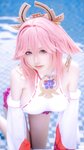 [Cosplay] 樱梨梨 八重神子泳装