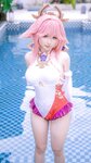 [Cosplay] 樱梨梨 八重神子泳装