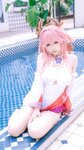 [Cosplay] 樱梨梨 八重神子泳装