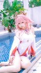 [Cosplay] 樱梨梨 八重神子泳装