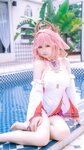 [Cosplay] 樱梨梨 八重神子泳装
