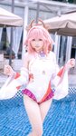 [Cosplay] 樱梨梨 八重神子泳装