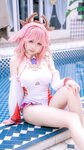 [Cosplay] 樱梨梨 八重神子泳装