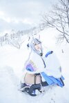 [Cosplay] 音琴ひつじ - 雪鬼草子