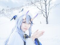 [Cosplay] 音琴ひつじ - 雪鬼草子