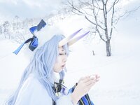 [Cosplay] 音琴ひつじ - 雪鬼草子