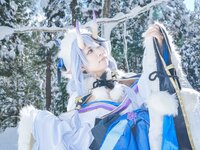 [Cosplay] 音琴ひつじ - 雪鬼草子