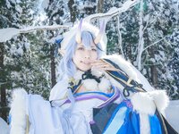 [Cosplay] 音琴ひつじ - 雪鬼草子