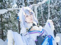 [Cosplay] 音琴ひつじ - 雪鬼草子