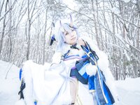 [Cosplay] 音琴ひつじ - 雪鬼草子