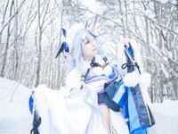 [Cosplay] 音琴ひつじ - 雪鬼草子