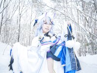 [Cosplay] 音琴ひつじ - 雪鬼草子
