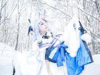 [Cosplay] 音琴ひつじ - 雪鬼草子