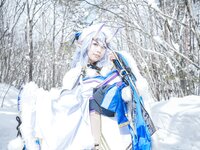 [Cosplay] 音琴ひつじ - 雪鬼草子