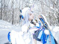 [Cosplay] 音琴ひつじ - 雪鬼草子