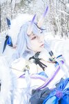 [Cosplay] 音琴ひつじ - 雪鬼草子