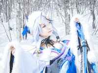 [Cosplay] 音琴ひつじ - 雪鬼草子