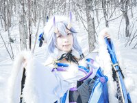 [Cosplay] 音琴ひつじ - 雪鬼草子