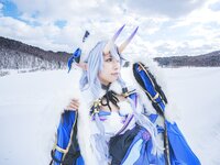 [Cosplay] 音琴ひつじ - 雪鬼草子